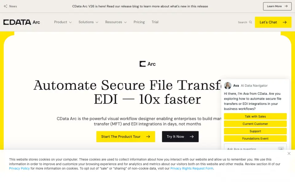 CData Arc's website
