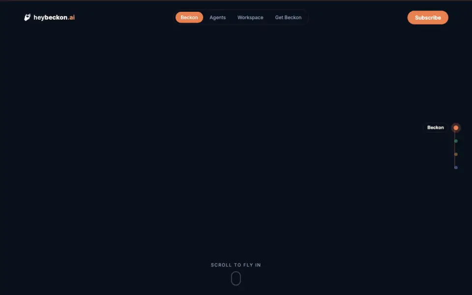 Beckon's website