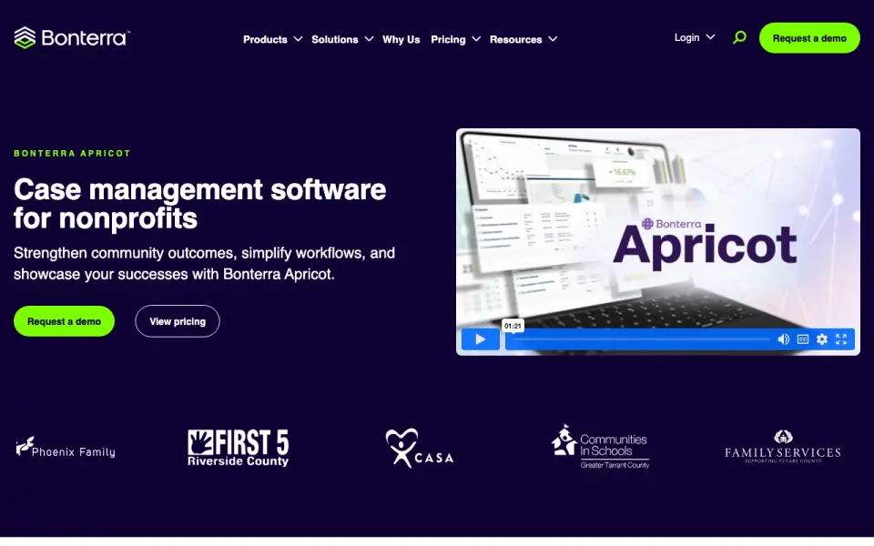 Bonterra Apricot's website