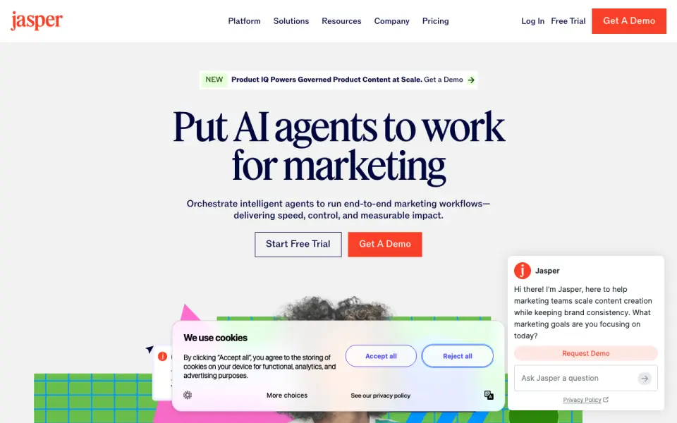Jasper's website