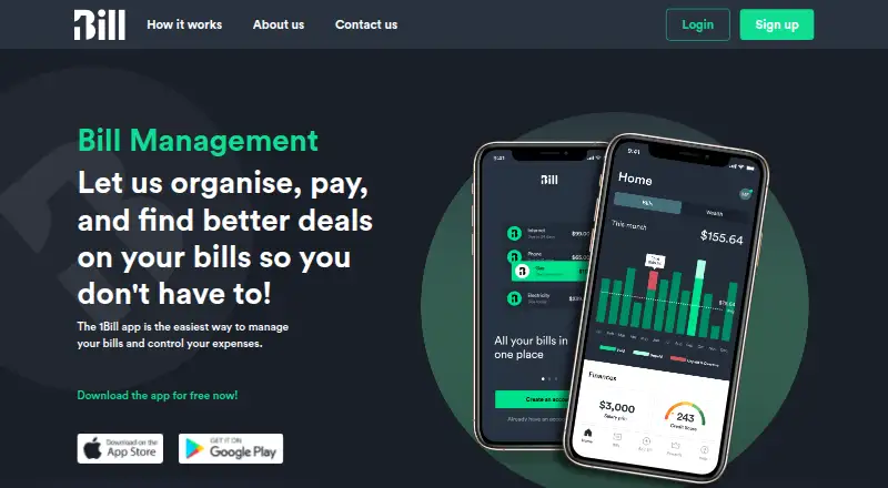 1Bill's website
