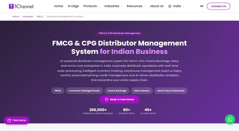 1Channel SFA & DMS's website