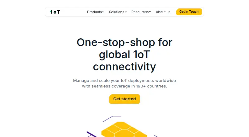 1oT Terminal's website