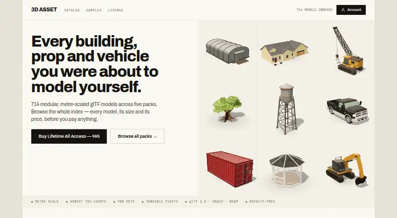 3D Asset's website
