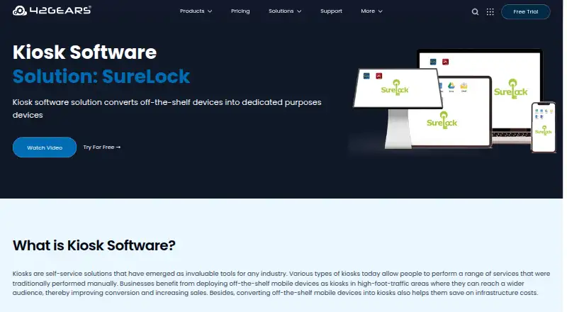 SureLock's website