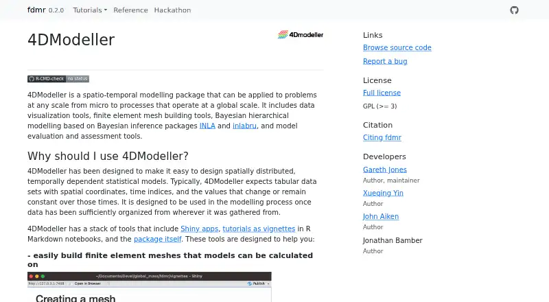 4DModeller's website