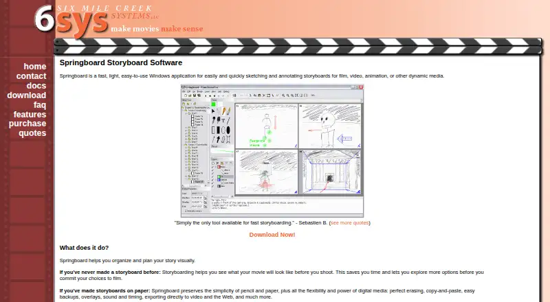 Springboard's website