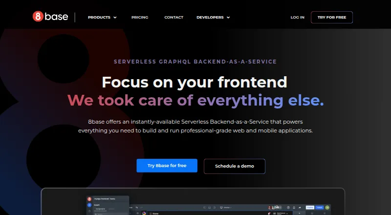 8base's website