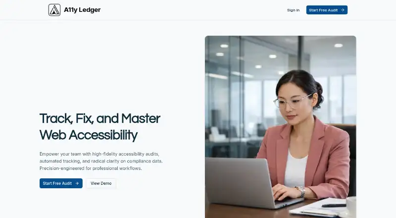 A11y Ledger's website