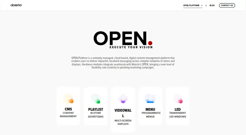 OPEN.Platform's website
