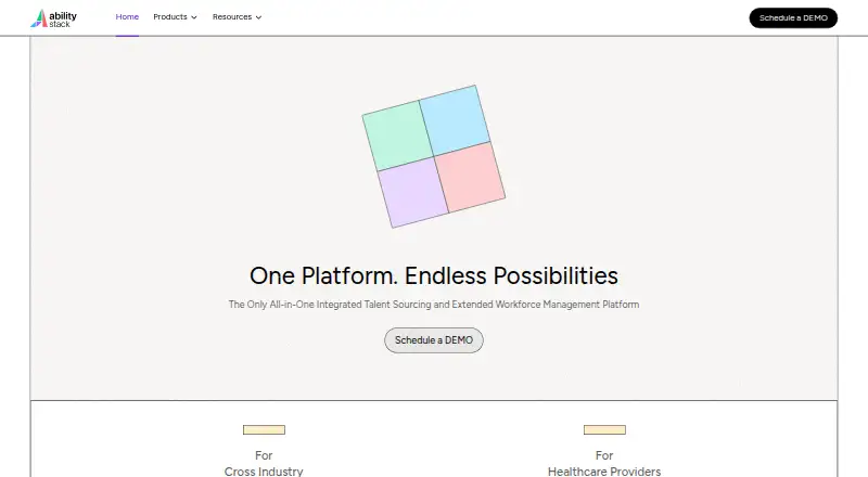 AbilityStack's website