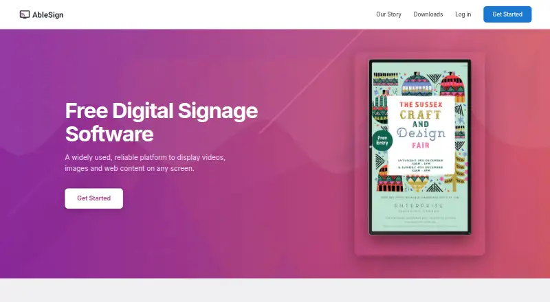 AbleSign's website