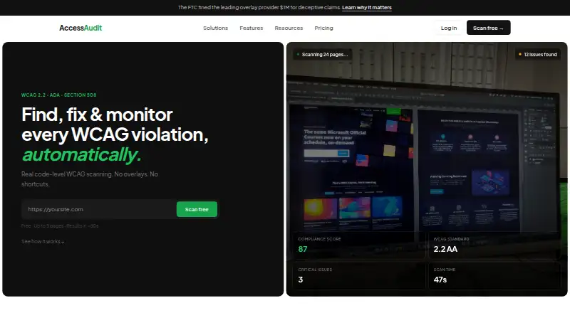 Access Audit's website