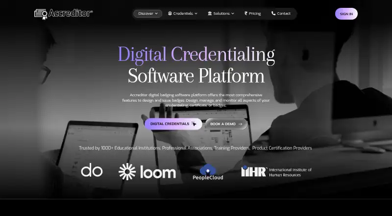 The Accreditor homepage