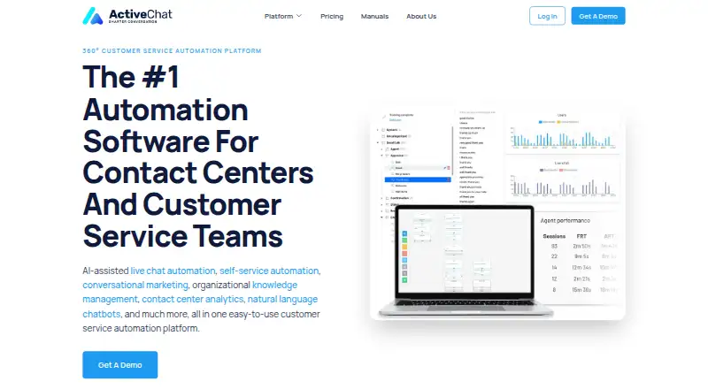 Activechat's website