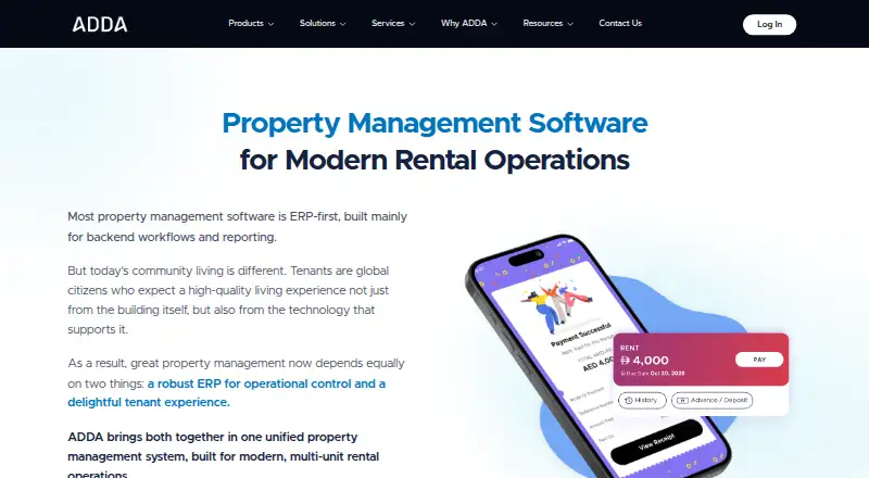 The ADDA homepage