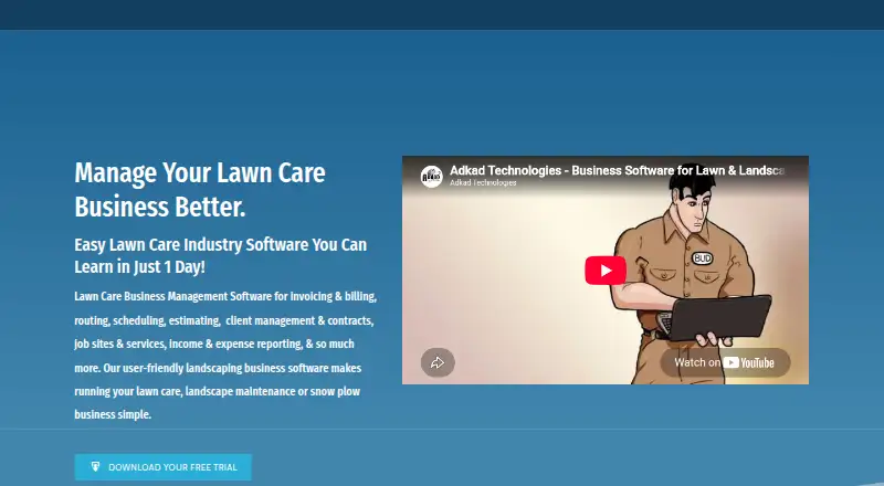 GroundsKeeper Pro's website