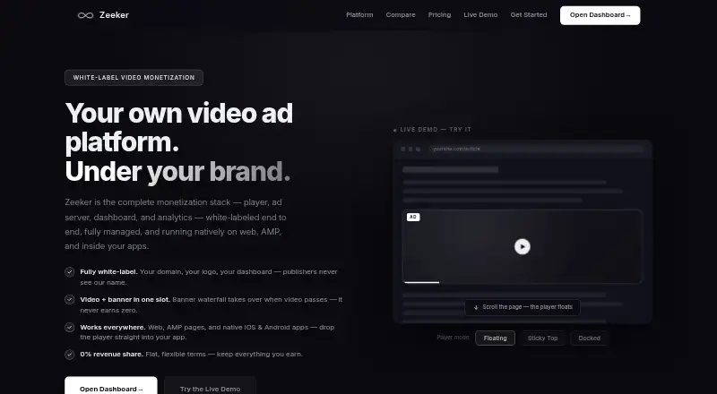 Zeeker's website
