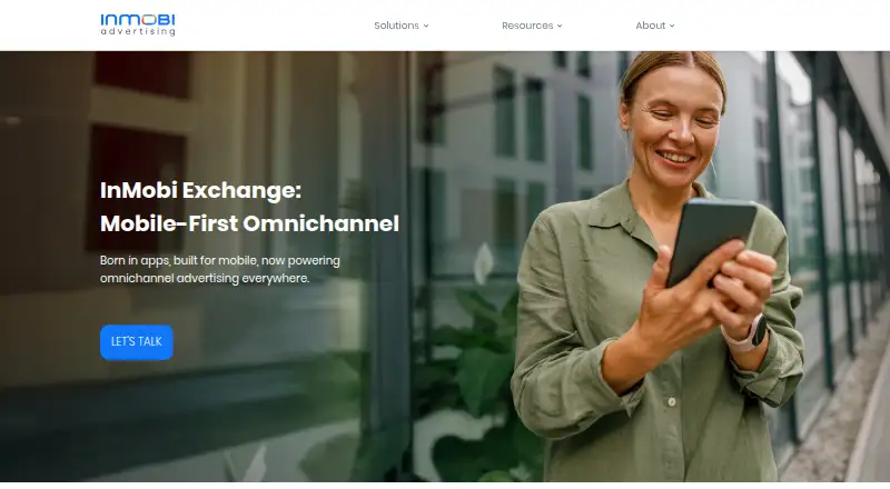 InMobi Exchange's website