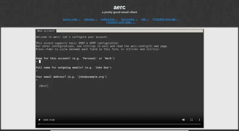 aerc's website