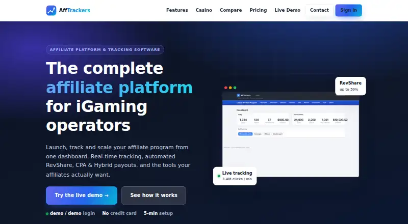 The AffTrackers homepage