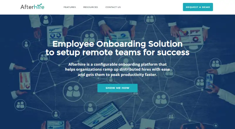 AfterHire's website