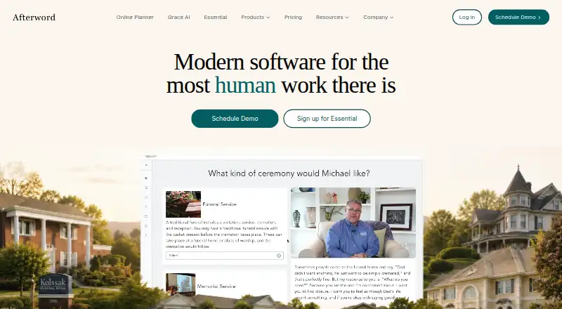 Afterword's website