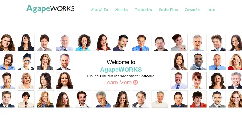AgapeWORKS's website