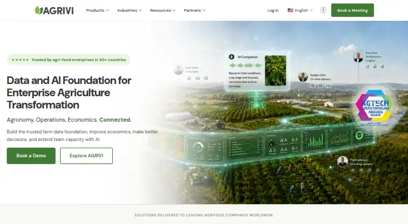 AGRIVI 360 FMS's website