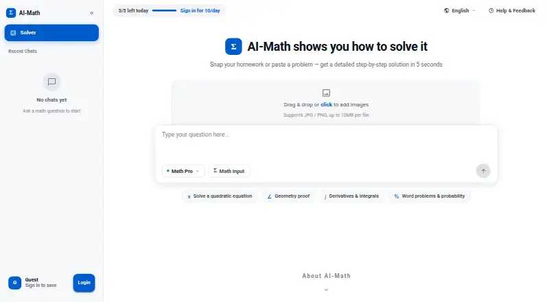 The AI-Math homepage