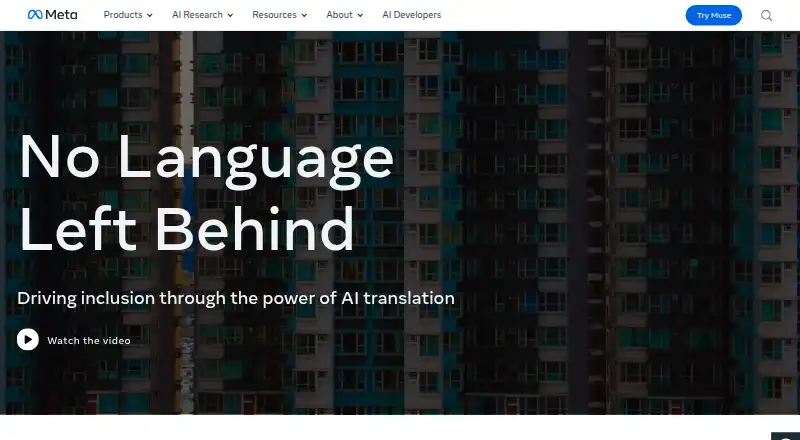 NLLB-200's website