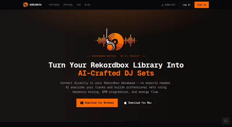 AIDJSets's website