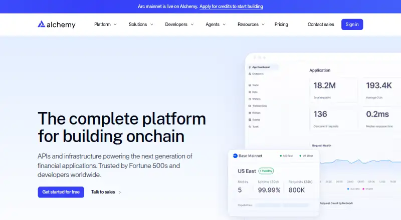 Alchemy's website