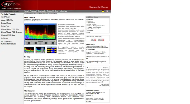 Algorithmix reNOVAtor's website