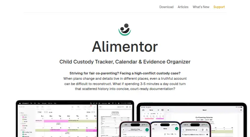 Alimentor 2's website