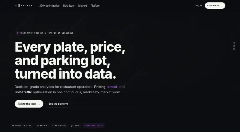 The alloplate homepage