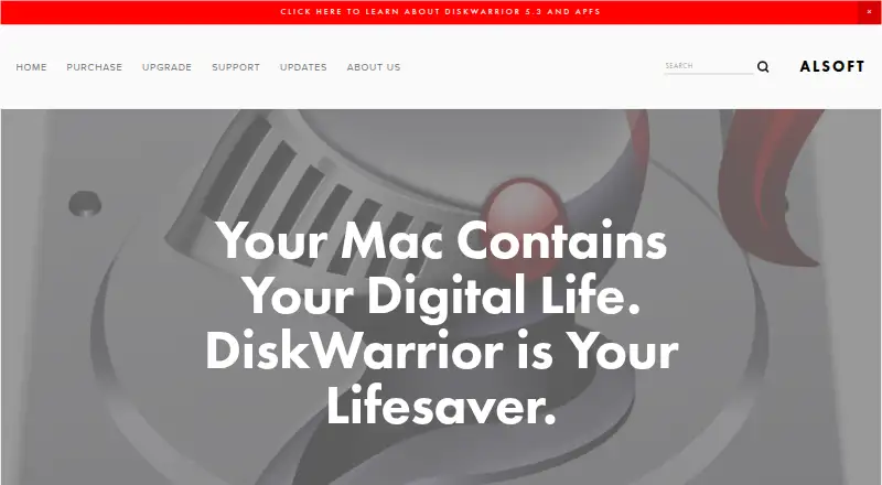 DiskWarrior's website