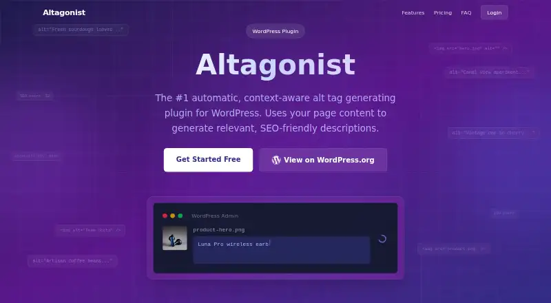 Altagonist's website