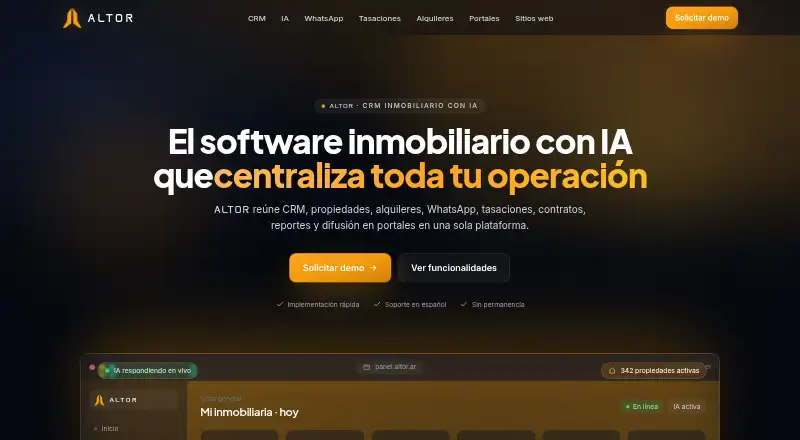 ALTOR's website