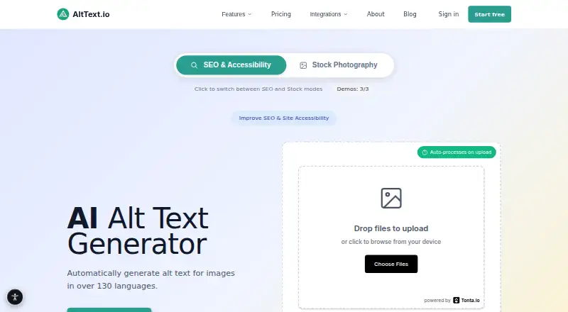 AltText.io's website