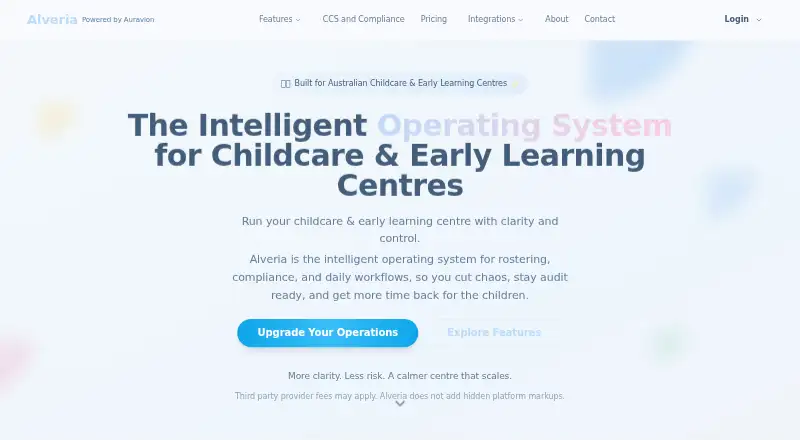 Alveria's website