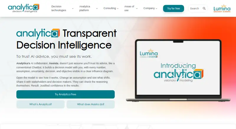 Analytica's website
