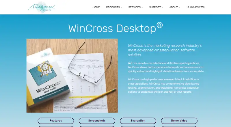 WinCross's website