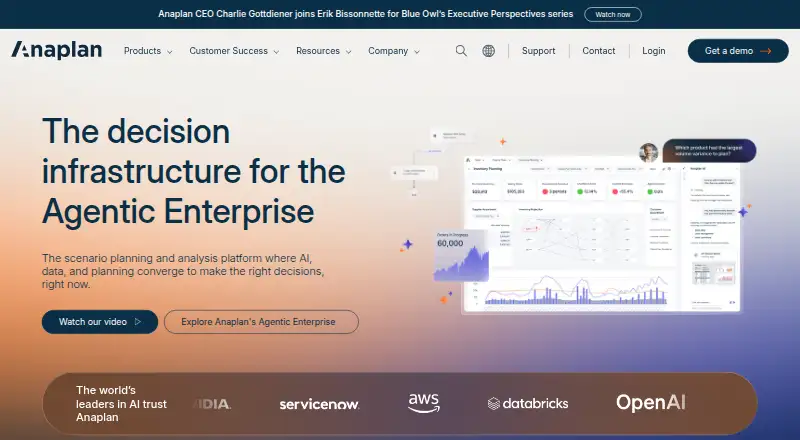 Anaplan's website