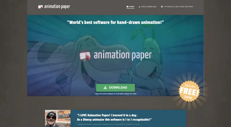 The Animation Paper homepage