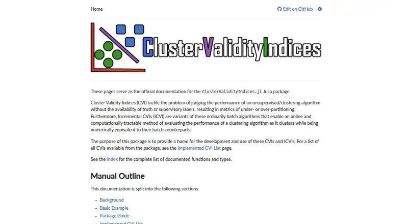 ClusterValidityIndices.jl's website