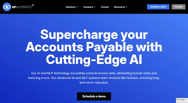 The AP Automated homepage