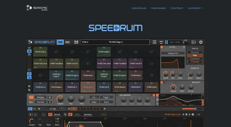 Speedrum 2's website