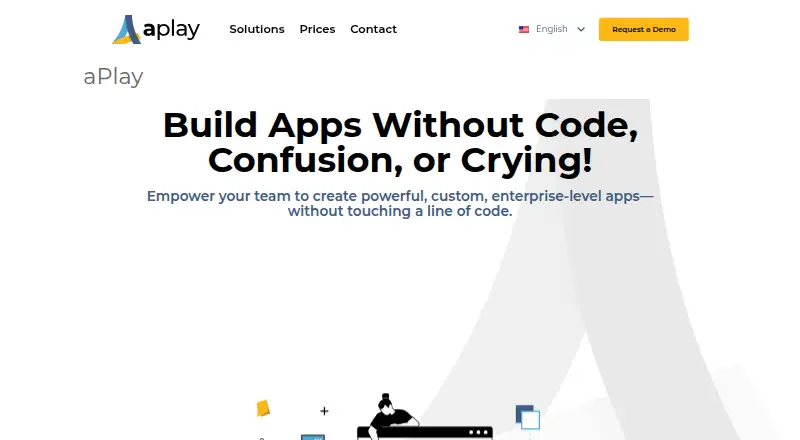 The aPlay homepage