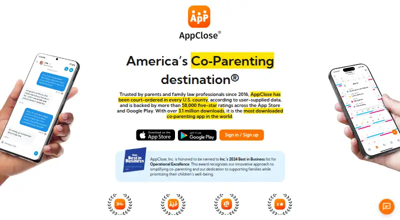 AppClose's website